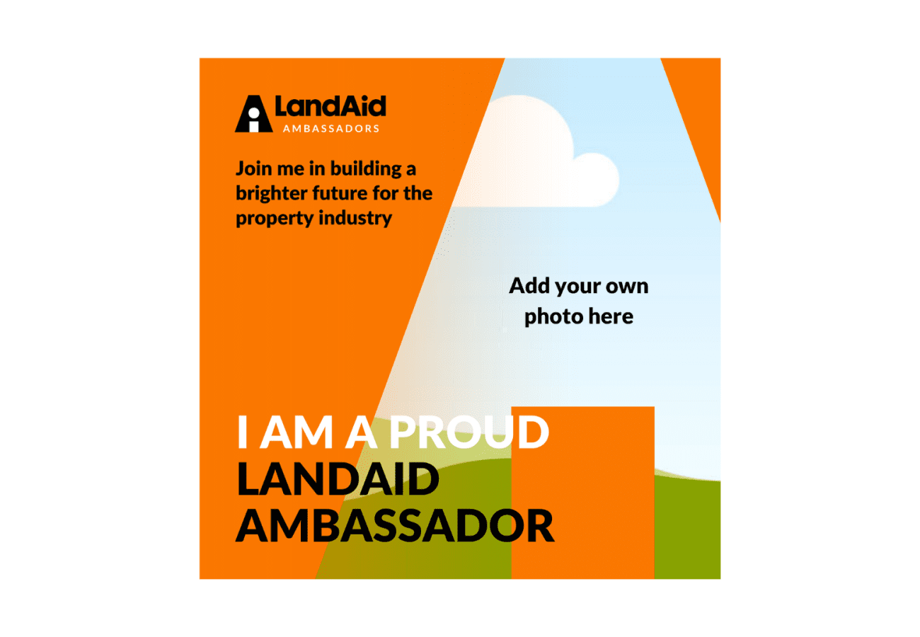 LandAid Ambassador social template - square