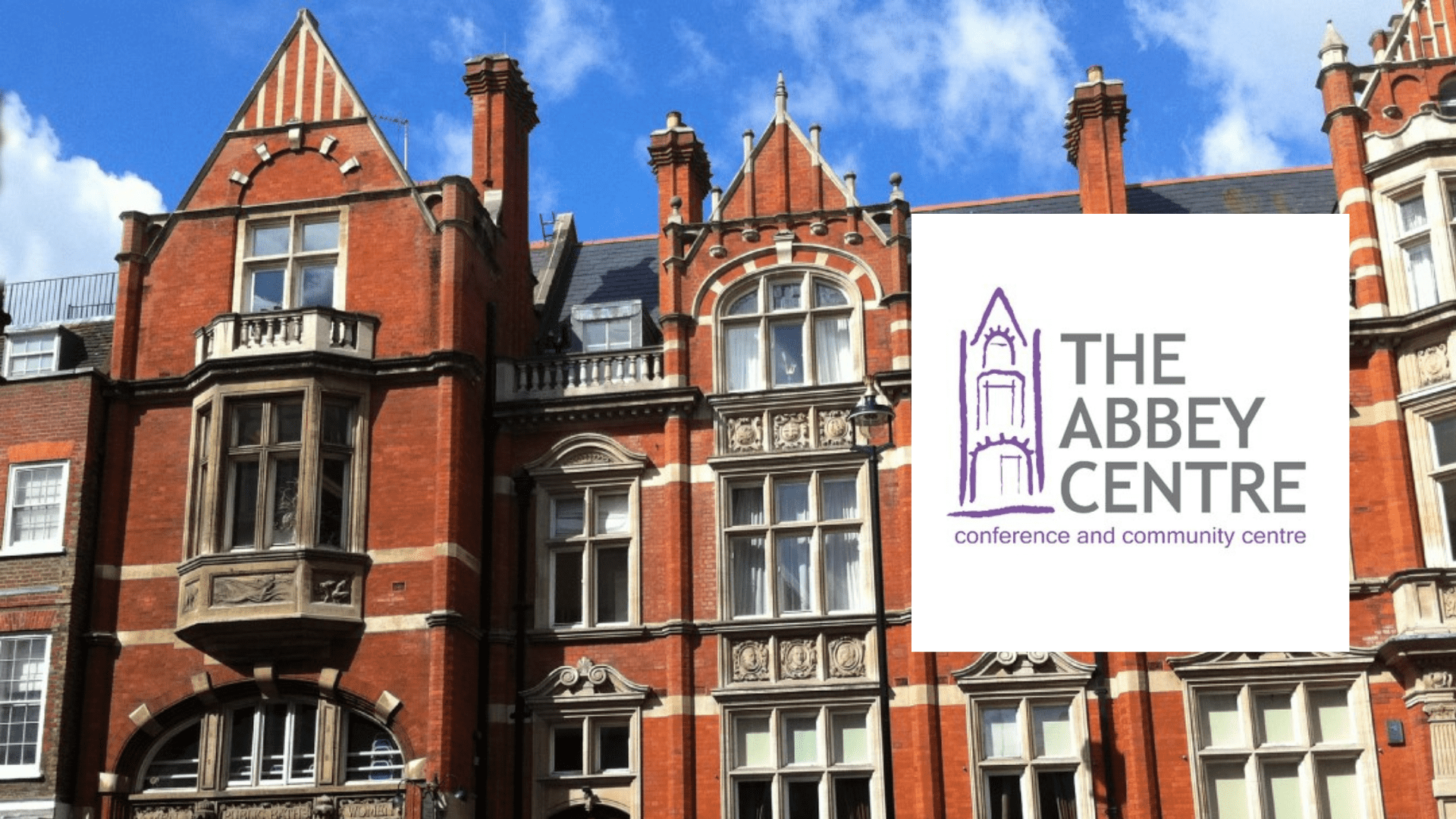 The Abbey Centre with logo